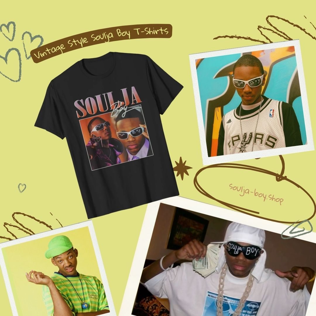 Vintage Style PTTT0506  Soulja Boy T-Shirts
